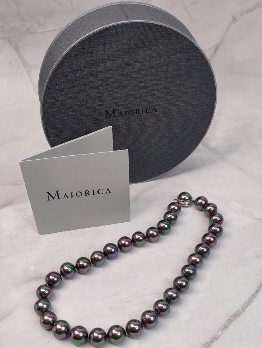 Majorica Peacock Pearl Necklace